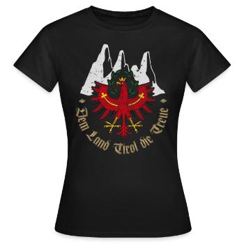 Dem Land Tirol die Treue - Frauen T-Shirt - Schwarz - Vorne - AI Model Female 172 dark (172cm)