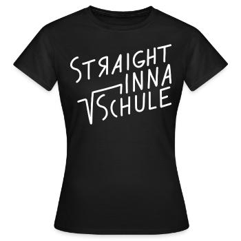 Abitur Schulbeginn - Frauen T-Shirt - Schwarz - Vorne - AI Model Female 172 dark (172cm)