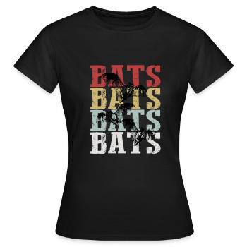 Chauves-souris chauves-souris - T-shirt Femme - noir - Devant - AI Model Female 172 dark (172cm)