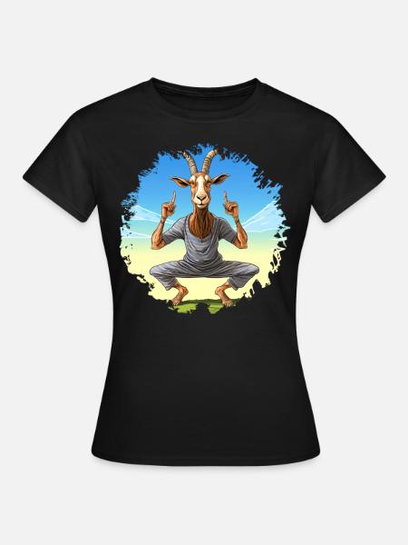Yogi Steinbock - Frauen T-Shirt - Schwarz