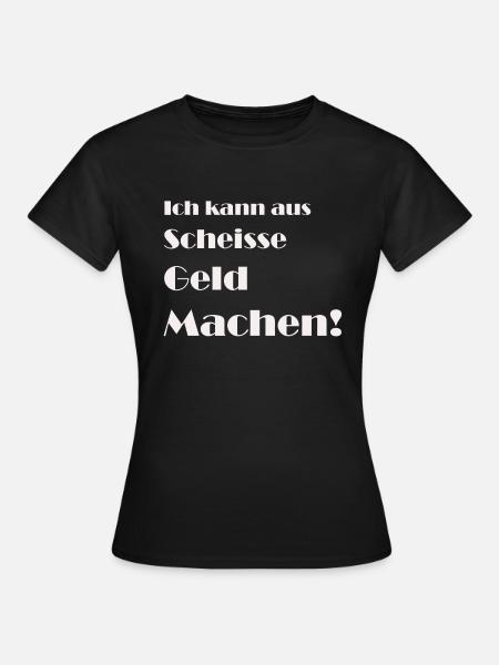 Geld - Frauen T-Shirt - Schwarz