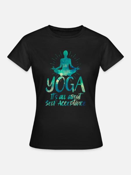 Yoga - Frauen T-Shirt - Schwarz
