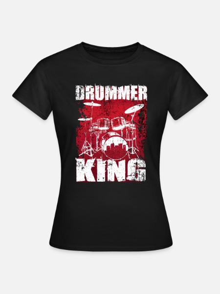 Batterie batterie batteur - T-shirt Femme - noir