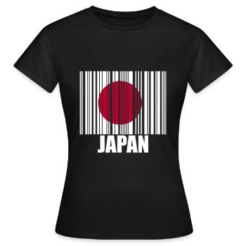 Japan - Women's T-Shirt - black - Front - AI Model Female 172 dark (172cm)