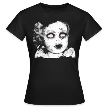 Horreur de l'enfant - T-shirt Femme - noir - Devant - AI Model Female 172 dark (172cm)