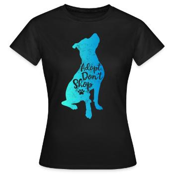 Adoptez pas de magasin - T-shirt Femme - noir - Devant - AI Model Female 172 dark (172cm)