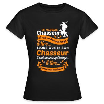 The Unknowns - Hunter - Women's T-Shirt - black - Front - AI Model Female 172 dark (172cm)