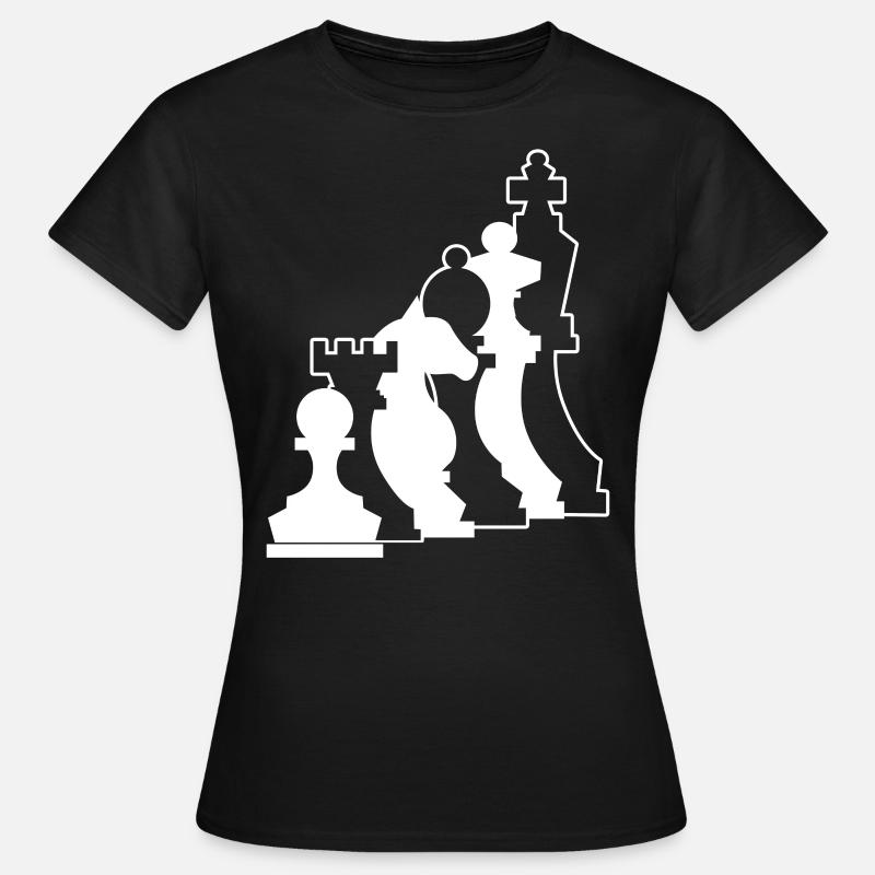 Chess player chess master chess - Women's T-Shirt - black