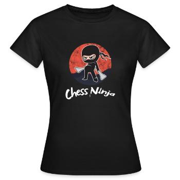 Jeu de plateau d'échecs Joueur de plateau Geek Nerds Echecs - T-shirt Femme - noir - Devant - AI Model Female 172 dark (172cm)