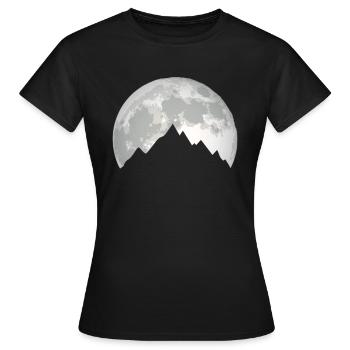 Nature Terre Mère Nature Voyage Alpinisme - T-shirt Femme - noir - Devant - AI Model Female 172 dark (172cm)