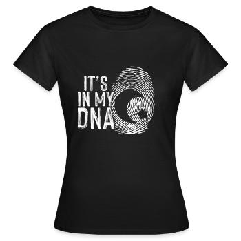 L'islam dans mon ADN musulman Allah cadeau du Hadj islamique - T-shirt Femme - noir - Devant - AI Model Female 172 dark (172cm)