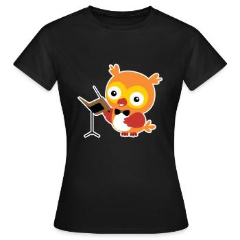 Animal Conductor Orchestra Instrument Musik Geschenk - Frauen T-Shirt - Schwarz - Vorne - AI Model Female 172 dark (172cm)