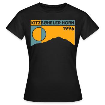 Kitzbüheler Horn Randonnée Kitzbühel Randonnée Tyrol - T-shirt Femme - noir - Devant - AI Model Female 172 dark (172cm)