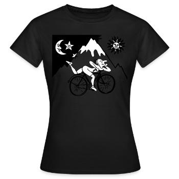 Albert Hoffmann - Women's T-Shirt - black - Front - AI Model Female 172 dark (172cm)