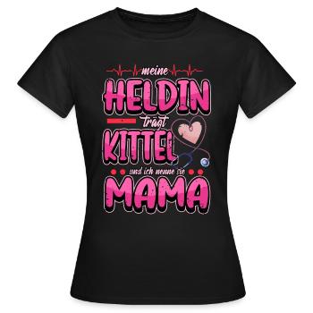 Ärztin Allgemeinmedizinerin Mom Smock - Frauen T-Shirt - Schwarz - Vorne - AI Model Female 172 dark (172cm)