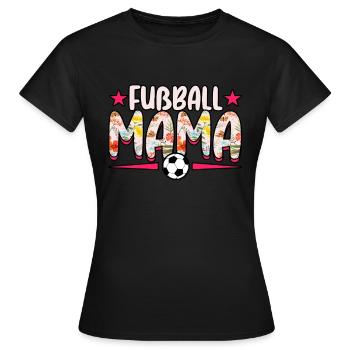 Fußballmannschaft Fußballplatz Sport Fußball Mama - Frauen T-Shirt - Schwarz - Vorne - AI Model Female 172 dark (172cm)