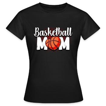 Basketball Mom Mama Mommy Mothers Day - Frauen T-Shirt - Schwarz - Vorne - AI Model Female 172 dark (172cm)