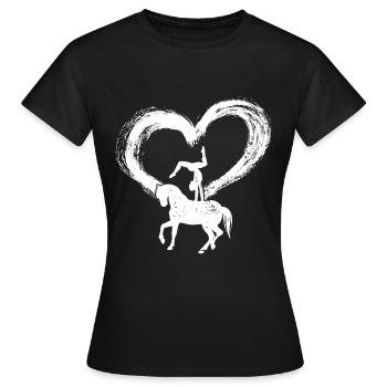 Filles Vaulting Volti - T-shirt Femme - noir - Devant - AI Model Female 172 dark (172cm)