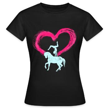Filles Vaulting Volti - T-shirt Femme - noir - Devant - AI Model Female 172 dark (172cm)