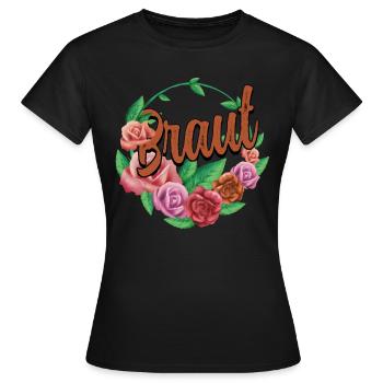 Junggesellinnenabschied Braut - Frauen T-Shirt - Schwarz - Vorne - AI Model Female 172 dark (172cm)