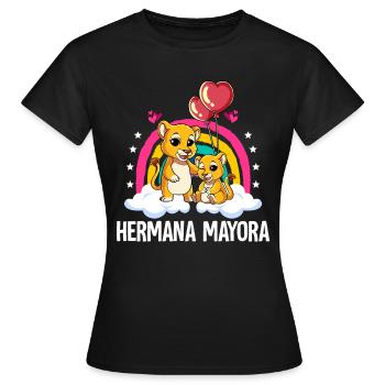 Big Sister Leon - Women's T-Shirt - black - Front - AI Model Female 172 dark (172cm)