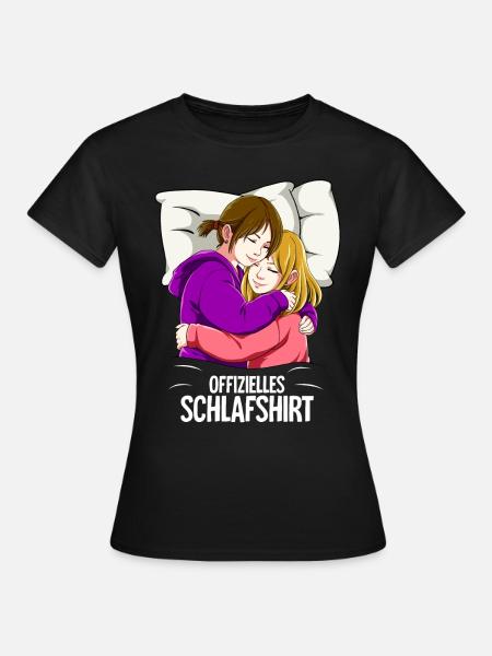 Official Sleep Shirt Lesbian Women - Women's T-Shirt - black
