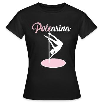 Pole Dance Polerarina - Frauen T-Shirt - Schwarz - Vorne - AI Model Female 172 dark (172cm)