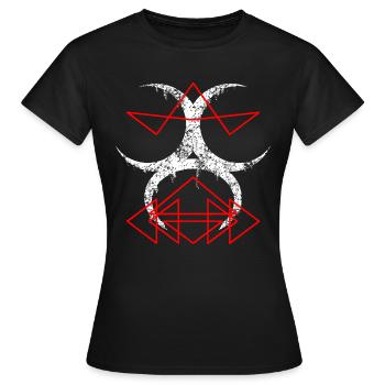 Symboles magiques - T-shirt Femme - noir - Devant - AI Model Female 172 dark (172cm)