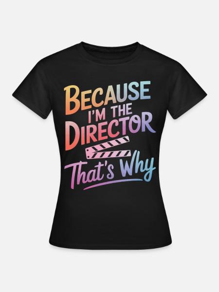 Cinéaste Film Réalisateur Directeur de la photographie Film - T-shirt Femme - noir