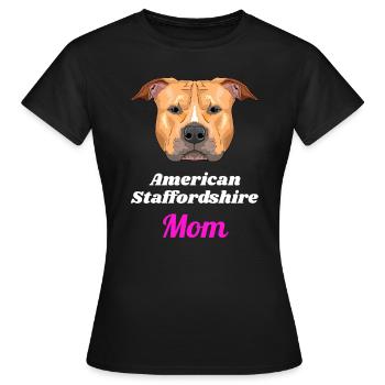 American Staffordshire - T-shirt Femme - noir - Devant - AI Model Female 172 dark (172cm)