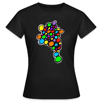 International Dot Day - Frauen T-Shirt - Schwarz - Vorne - AI Model Female 172 dark (172cm)