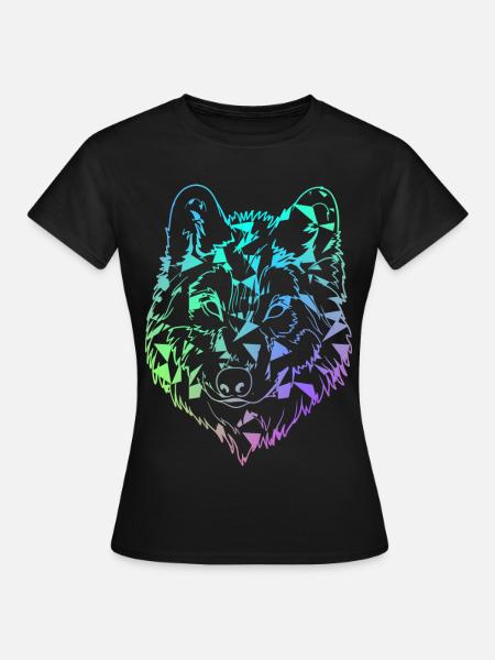 wolf - Women's T-Shirt - black