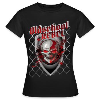 Crâne hors-la-loi - T-shirt Femme - noir - Devant - AI Model Female 172 dark (172cm)