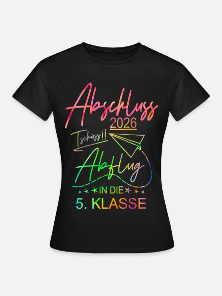 Grundschule Abschluss 2026 - Frauen T-Shirt - Schwarz