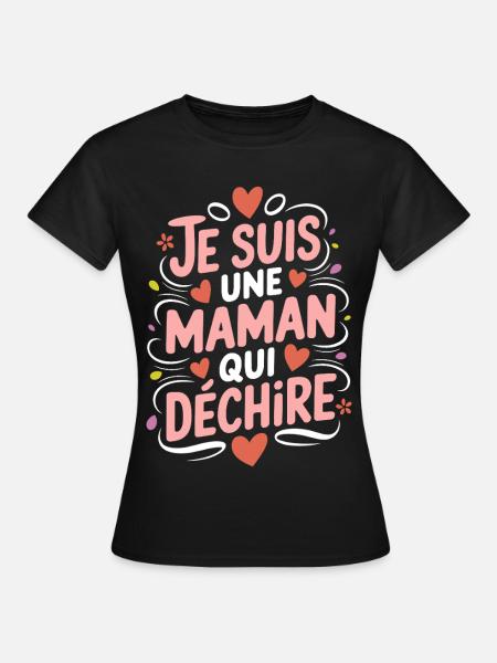 Ich bin eine Killer-Mutter - Frauen T-Shirt - Schwarz