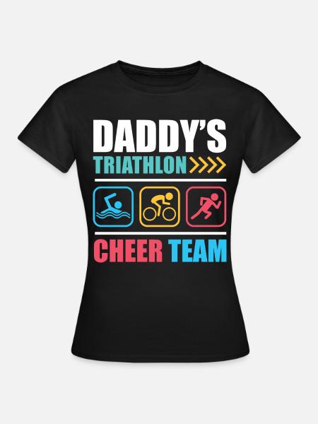 Fan di triathlon - Maglietta da donna - nero