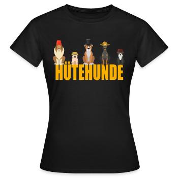 Hütehunde Schäferhunde Hütehund - Frauen T-Shirt - Schwarz - Vorne - AI Model Female 172 dark (172cm)