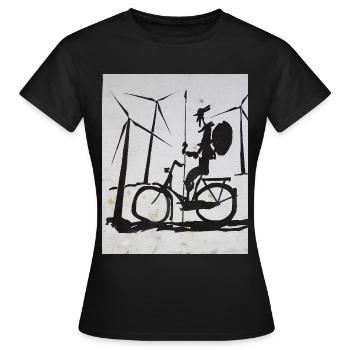 20200115 113538 2 - T-shirt Femme - noir - Devant - AI Model Female 172 dark (172cm)