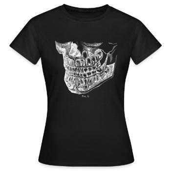 Tooth jaw - Women's T-Shirt - black - Front - AI Model Female 172 dark (172cm)