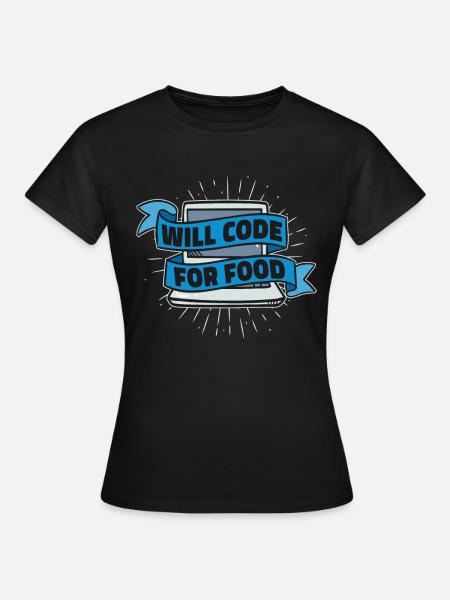 Programmierer Coder Software Entwickler - Frauen T-Shirt - Schwarz