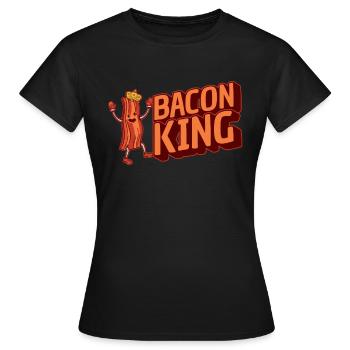 Bacon Bacon Breakfast - Women's T-Shirt - black - Front - AI Model Female 172 dark (172cm)