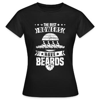 Aviron Aviron Aviron Bateau Aviron - T-shirt Femme - noir - Devant - AI Model Female 172 dark (172cm)