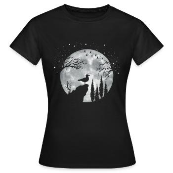 Mouette Mouette - T-shirt Femme - noir - Devant - AI Model Female 172 dark (172cm)