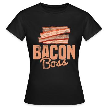 Bacon Bacon Breakfast - Women's T-Shirt - black - Front - AI Model Female 172 dark (172cm)