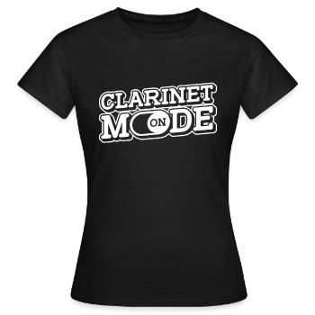 Spielmannszug Fanfarenzug Clarinette Musique de cuivres - T-shirt Femme - noir - Devant - AI Model Female 172 dark (172cm)