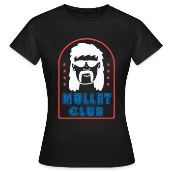 Mulet - T-shirt Femme - noir - Devant - AI Model Female 172 dark (172cm)