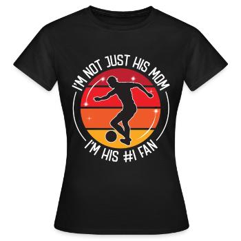 Football Football - T-shirt Femme - noir - Devant - AI Model Female 172 dark (172cm)