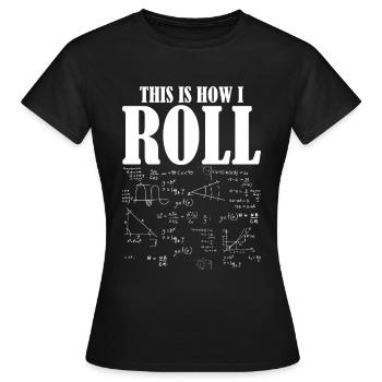 Physicien physicien - T-shirt Femme - noir - Devant - AI Model Female 172 dark (172cm)