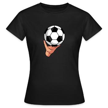 Football Football - T-shirt Femme - noir - Devant - AI Model Female 172 dark (172cm)