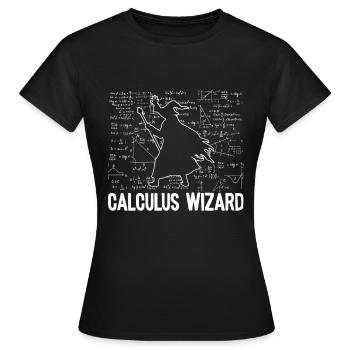 Mathématiques Mathématiques - T-shirt Femme - noir - Devant - AI Model Female 172 dark (172cm)